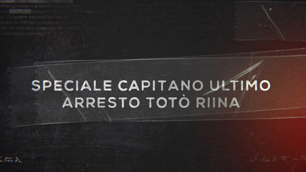 Speciale Capitano Ultimo – Arresto Totò Riina